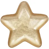 Блюдо star gold shiny 17х17 см - АКСАМ