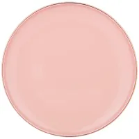 Тарелка обеденная SOLO 26.5 см пудровая - Bronco, 4 штуки