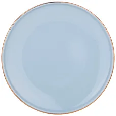 Тарелка закусочная solo 20.5 см бледно-голубая - Bronco 4 штуки