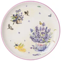 Тарелка подстановочная Прованс Лаванда 26*26 см высота=3 см – Agness