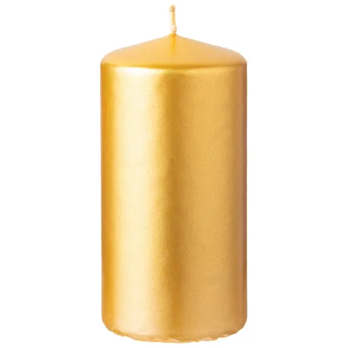 Свеча bartek колонна золото металлик 5*10 см - Bartek candles