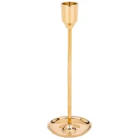 Подсвечник на 1 свечу, высота 20,5 см, латунь – Lefard