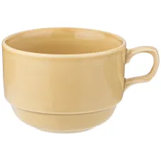 Чашка чайная tint 250 мл (желтый) - Lefard 6 штук