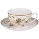Фарфоровый чайный набор на 6 персон 12 предметов lilies 280 мл - Lefard