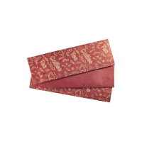 Пакет для чая/кофе 100 гр крафт бордовый с рисунком Coffee&Tea