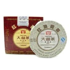 Китайский чай Шу пуэр Красная Рифма фабрика Мэнхай Даи сбор 2021 г блин 80-100 гр