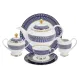 Фарфоровый чайный сервиз на 12 персон 42 предмета Империя 12 персон 42 предмета - Anna Lafarg Midori