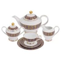Фарфоровый чайный сервиз Византия, 6 персон, 23 предмета - Anna Lafarg Midori