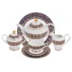 Фарфоровый чайный сервиз Византия, 12 персон, 42 предмета - Anna Lafarg Midori