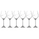 Набор бокалов для белого вина Силуэт, 6 штук 360 мл - Diamante