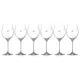 Набор бокалов для красного вина Силуэт, 6 штук 470 мл - Diamante