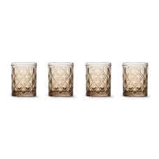 Набор стаканов для воды Dubai, янтарный, 300 мл, 4 шт - WD Lifestyle