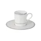 Фарфоровый кофейный набор Жемчуг, 6 чашек 6 блюдец - Anna Lafarg Emily 100 мл