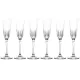 Набор бокалов для шампанского Gemma Point, 150 мл, 6 шт - La Reine