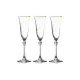 Набор бокалов для шампанского, Gemma золото, 150 мл, 6 шт - La Reine