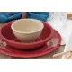 Тарелка суповая Tiffany, бургунди, 20 см, 750 мл - Easy Life