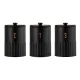 Набор банок для сыпучих продуктов Astor, чёрные, 1.35 л, 3 шт - Maxwell & Williams