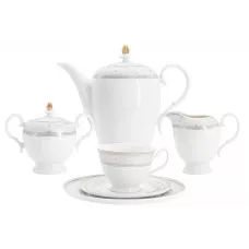 Фарфоровый чайный сервиз на 6 персон 21 предмет Медея - Anna Lafarg Emily