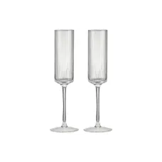 Набор бокалов для шампанского Modern Classic, прозрачный, 200 мл, 2 шт - Pozzi Milano 1876