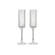 Набор бокалов для шампанского Modern Classic, прозрачный, 200 мл, 2 шт - Pozzi Milano 1876