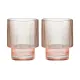 Набор стаканов для воды Modern Classic, розовый, 320 мл, 2 шт - Pozzi Milano 1876