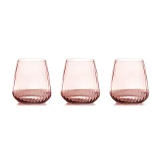 Набор стаканов для виски Opium, розовый, 450 мл, 6 шт - Le Stelle