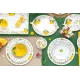 Тарелка суповая Цветы и лимоны, 21.5 см 250 мл - Easy Life