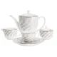 Фарфоровый чайный сервиз Оскар, 6 персон, 21 предмет - Anna Lafarg Emily