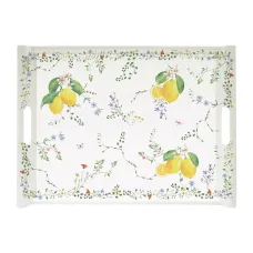 Поднос с ручками Цветы и лимоны, 52x37 см - Easy Life