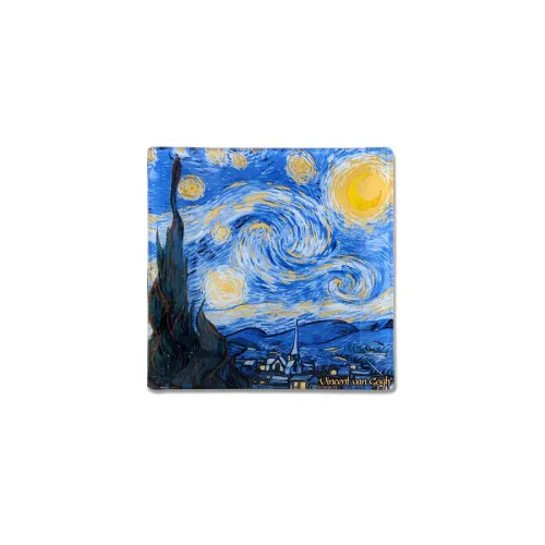 Тарелка квадратная Звездная ночь (В. Ван Гог), 13х13 см - Carmani