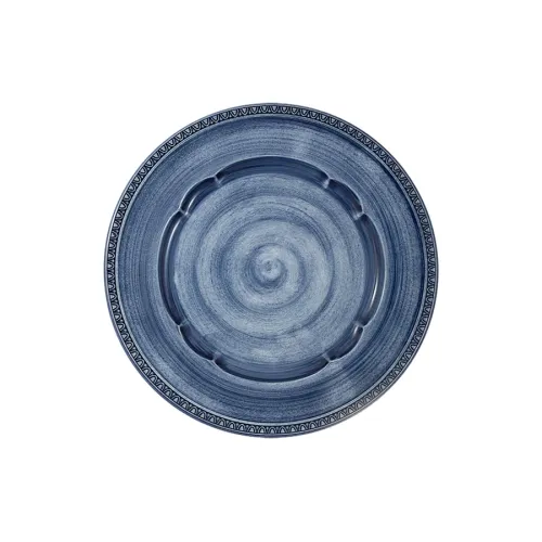 Тарелка обеденная Augusta синяя, 27 см - Matceramica