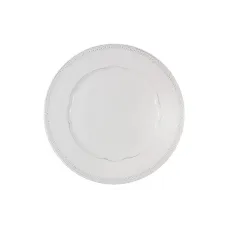 Тарелка обеденная Augusta белая, 27 см - Matceramica