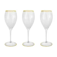 Набор бокалов для вина Пиза золото, 270 мл, 6 шт - Same