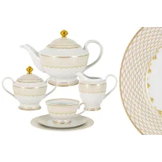 Фарфоровый чайный сервиз Бельведер, 6 персон, 23 предмета - Midori