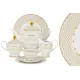 Фарфоровый чайный сервиз Бельведер, 12 персон, 42 предмета - Midori