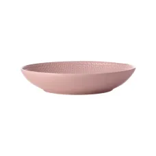 Тарелка суповая Corallo, розовая, 21,5 см - Casa Domani