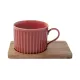 Набор из 2-х чашек для чая Время отдыха, красная и серая, 250 мл - Easy Life