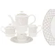 Фарфоровый чайный сервиз Виндзор, 6 персон, 21 предмет - Anna Lafarg Emily