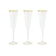 Набор бокалов для шампанского Сабина золото, 175 мл 6 шт - Same