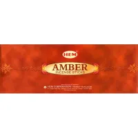 Благовония шестигранники HEM Amber АМБЕР блок 6 штук