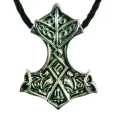 Амулет Молот Тора 39х29мм, металл A121-01