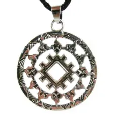 Амулет Репейник счастья 38х32мм, металл A121-08