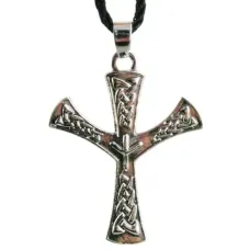 Амулет руна Альгиз 40х33 мм, металл A121-22