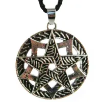 Амулет Пентаграмма Скандинавская 39х35мм, металл A121-31