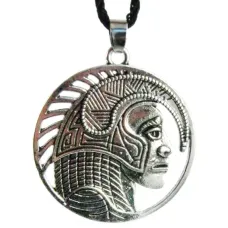 Амулет Ацтекский Воин 41х37мм, металл A121-40