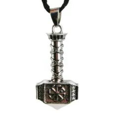 Амулет Молот с Коловратом 39х19мм, металл A121-41