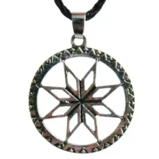 Амулет Алатырь 33х30мм, металл A121-47