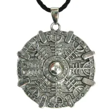 Амулет Агисхьяльм 42х38мм, металл A121-50
