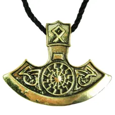 Амулет Топор Перуна 34х42 мм, металл A125-09