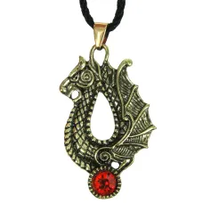 Амулет Дракон 44х23 мм, металл A125-17